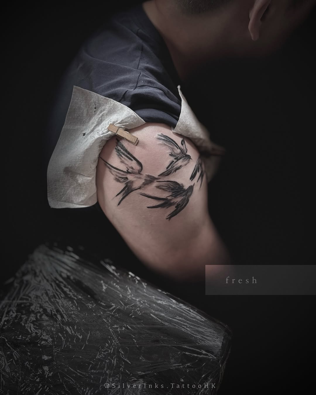 Tattoo by @silverinks.tattoohk — illustrative, black_and_grey