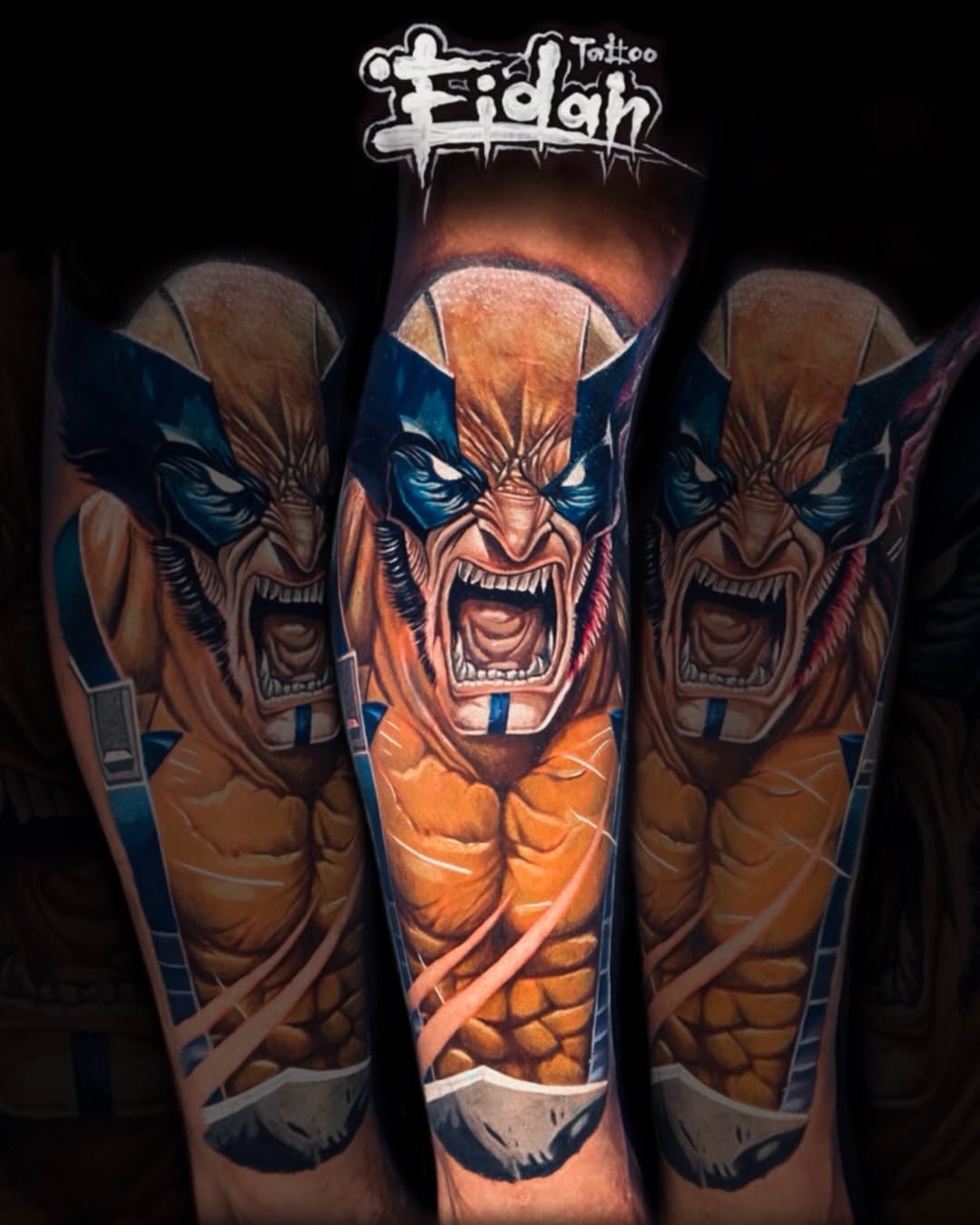 Tattoo by @eidan.tattoo — realism, comic