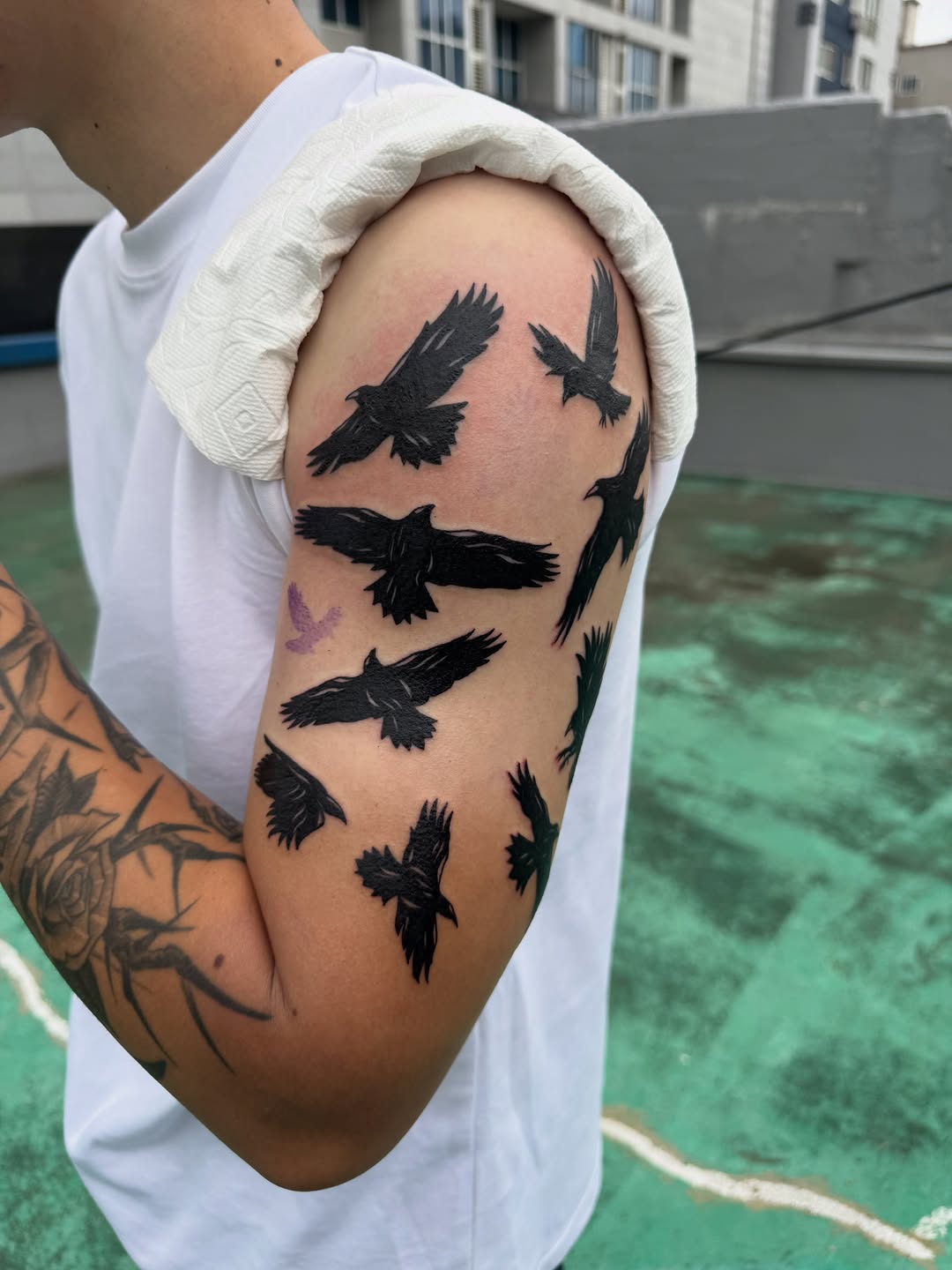 Tattoo by @mimo_tattooist__ — blackwork