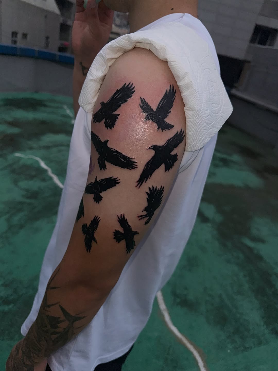Tattoo by @mimo_tattooist__ — blackwork