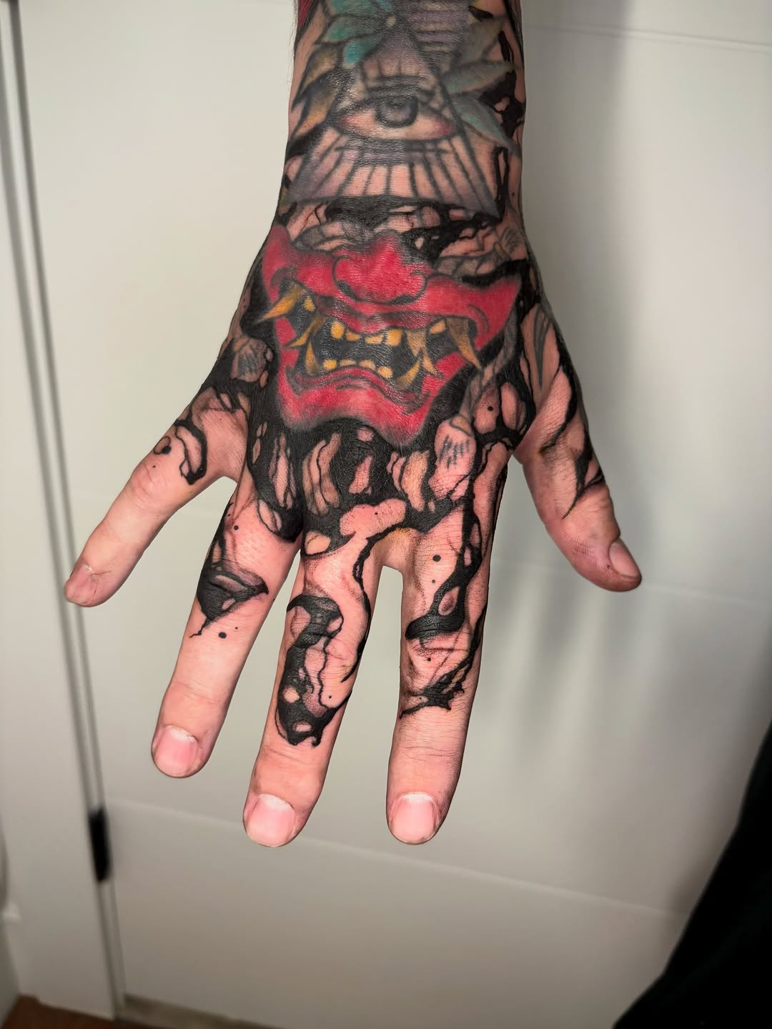 Tattoo by @julieobrientattoo — blackwork, neo_traditional