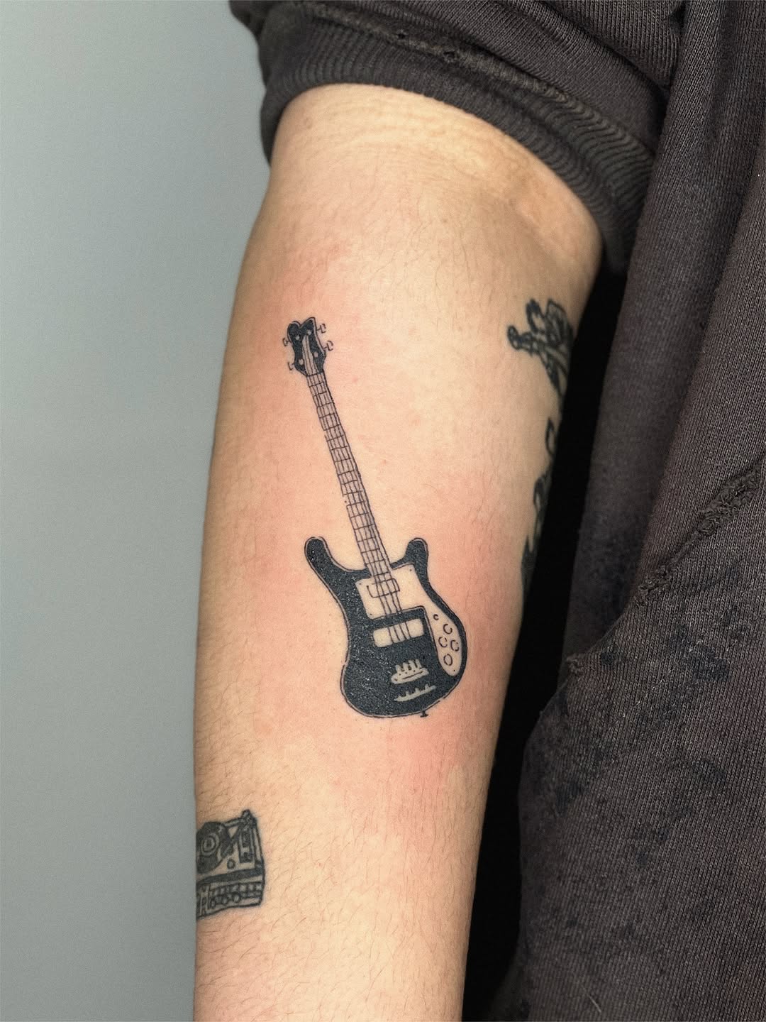 Tattoo by @555museum — blackwork
