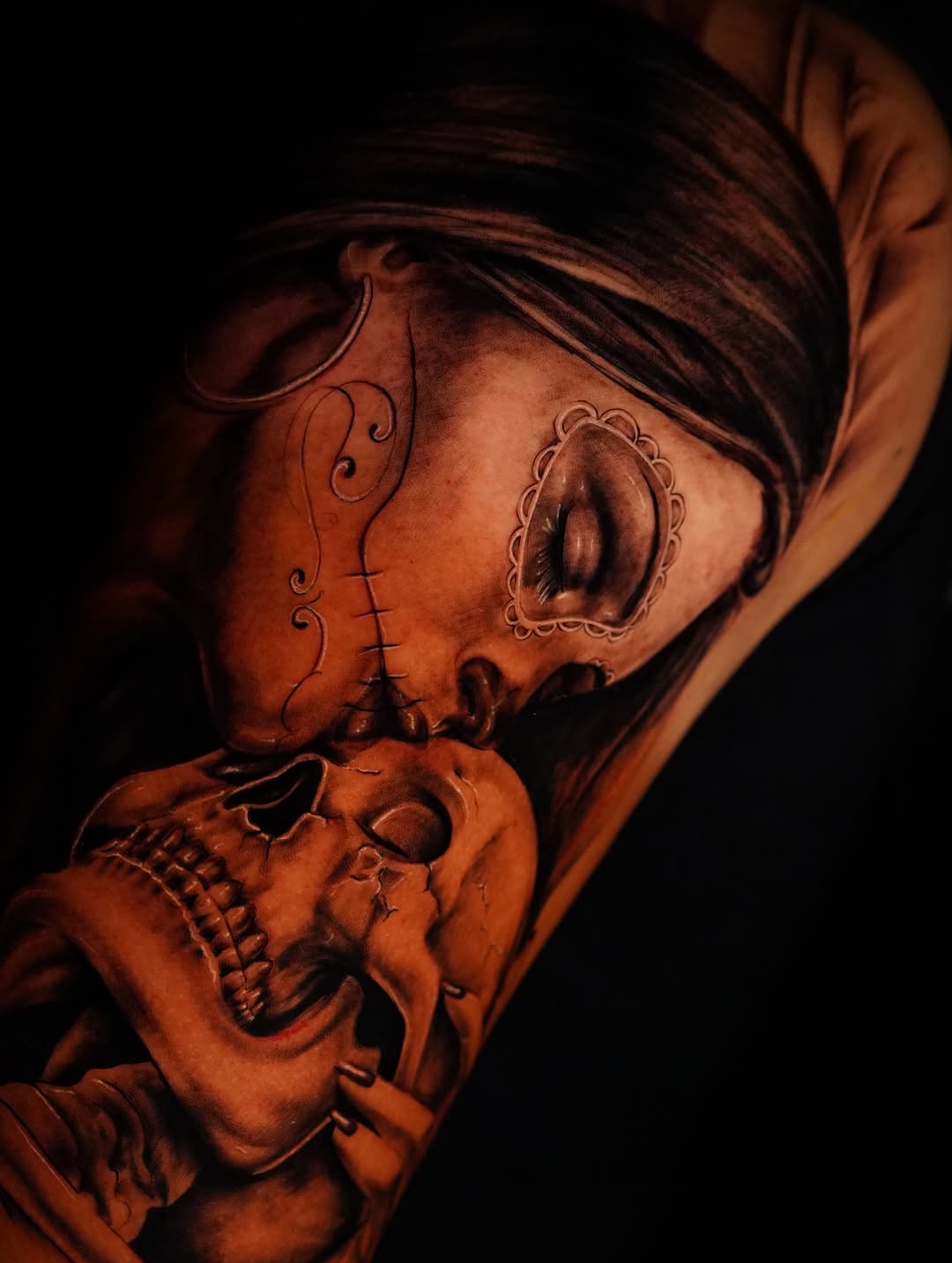 Tattoo by @inkmatic_ — realism, dark_realism