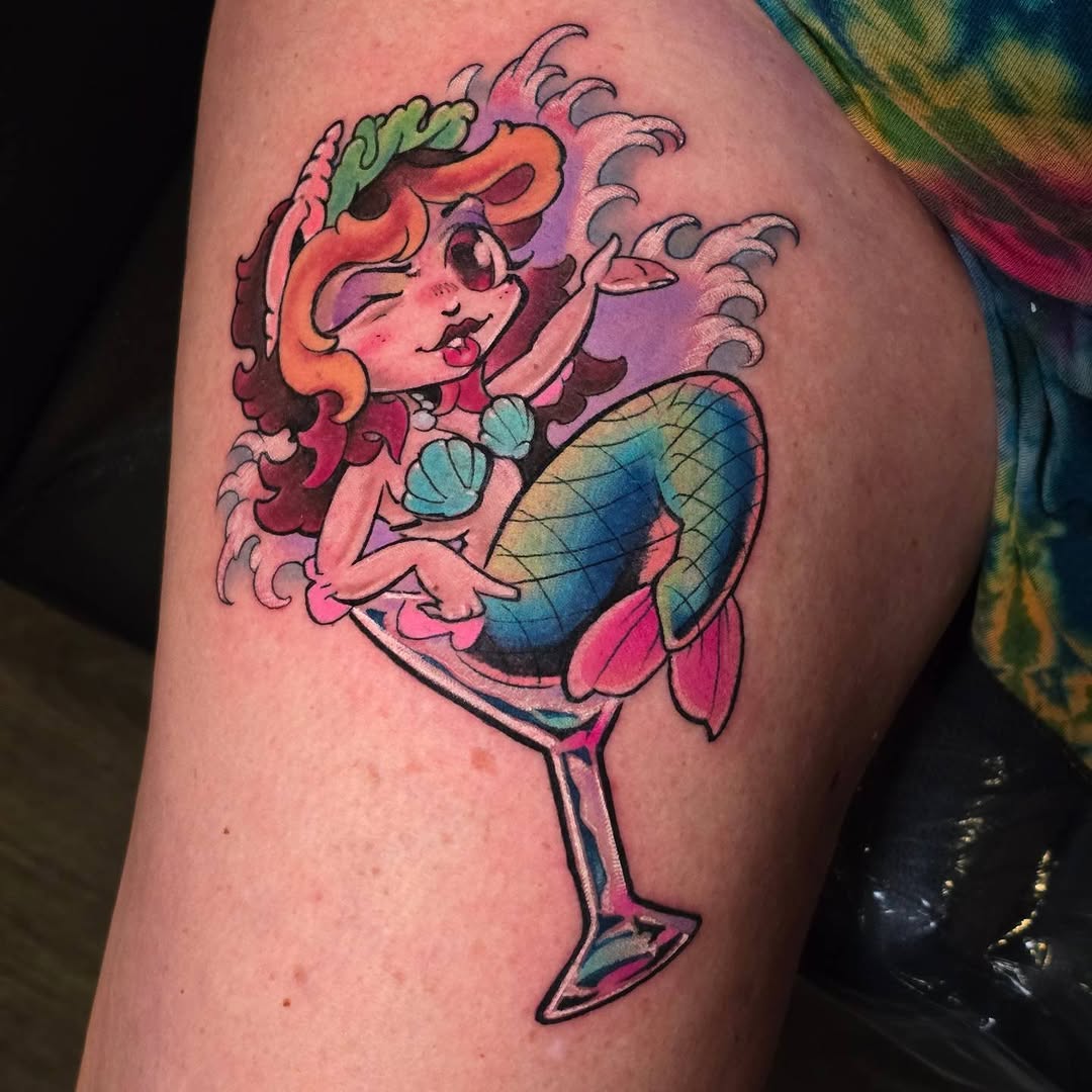 Tattoo by @barbieink26 — new_school