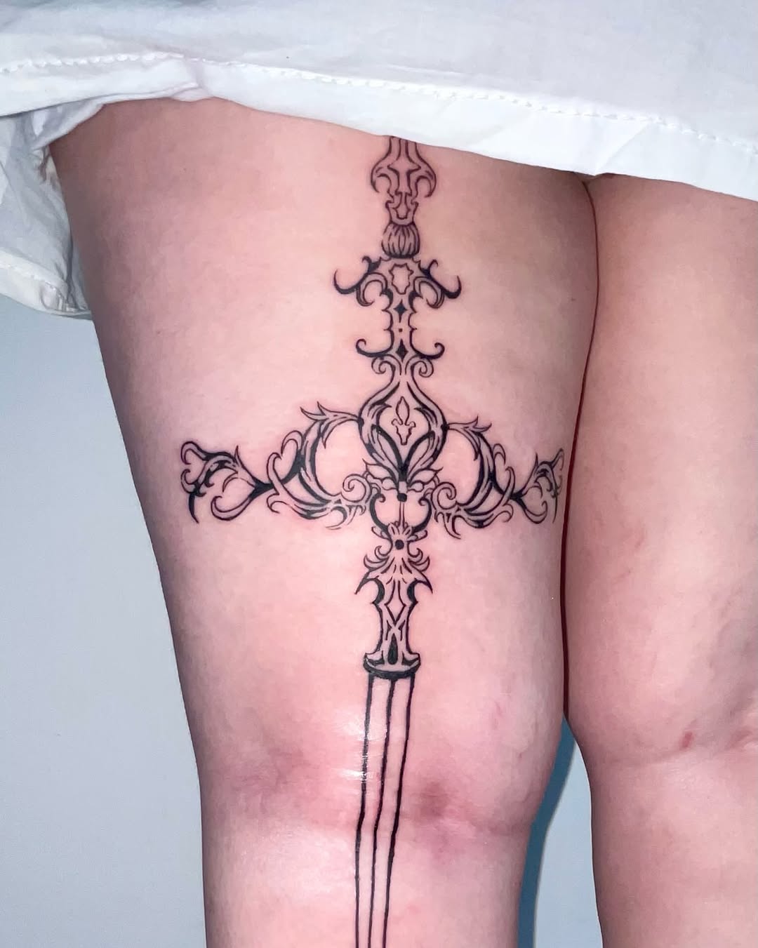 Tattoo by @mwah.ttt — ornamental, blackwork
