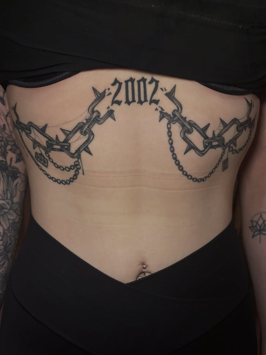 Tattoo by @meluusiine — lettering_script, blackwork