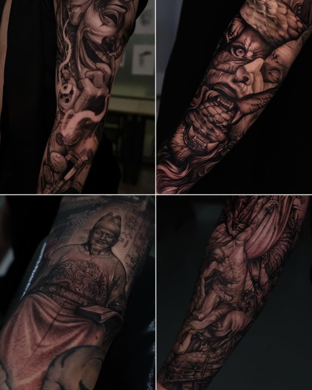 Tattoo by @gisoo.tat β realism, black_and_grey