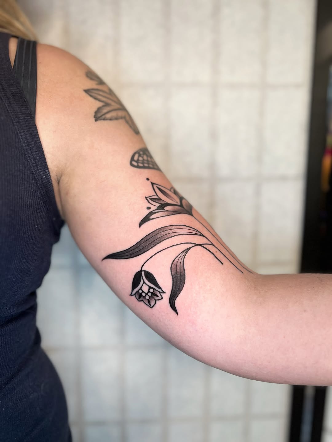 Tattoo by @zoeloutattoo — fine_line, black_and_grey