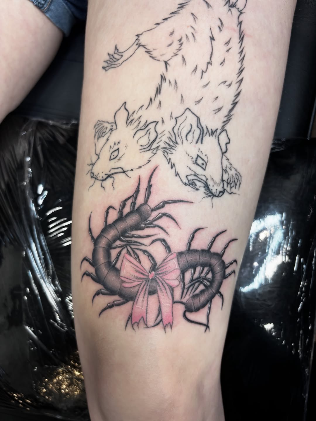 Tattoo by @jayspike_tattoos — black_and_grey, fine_line