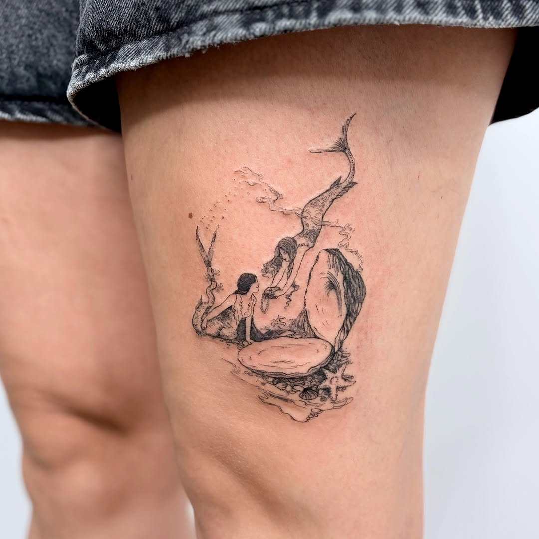 Tattoo by @tattt_moisu β illustrative, fine_line
