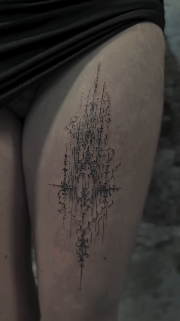 Tattoo by @oliversoames β fine_line, geometric