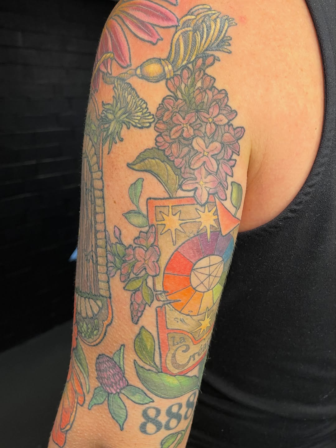 Tattoo by @pare_elyse — illustrative, trash_polka