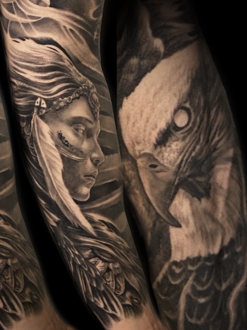 Tattoo by @davenazgul — realism, black_and_grey