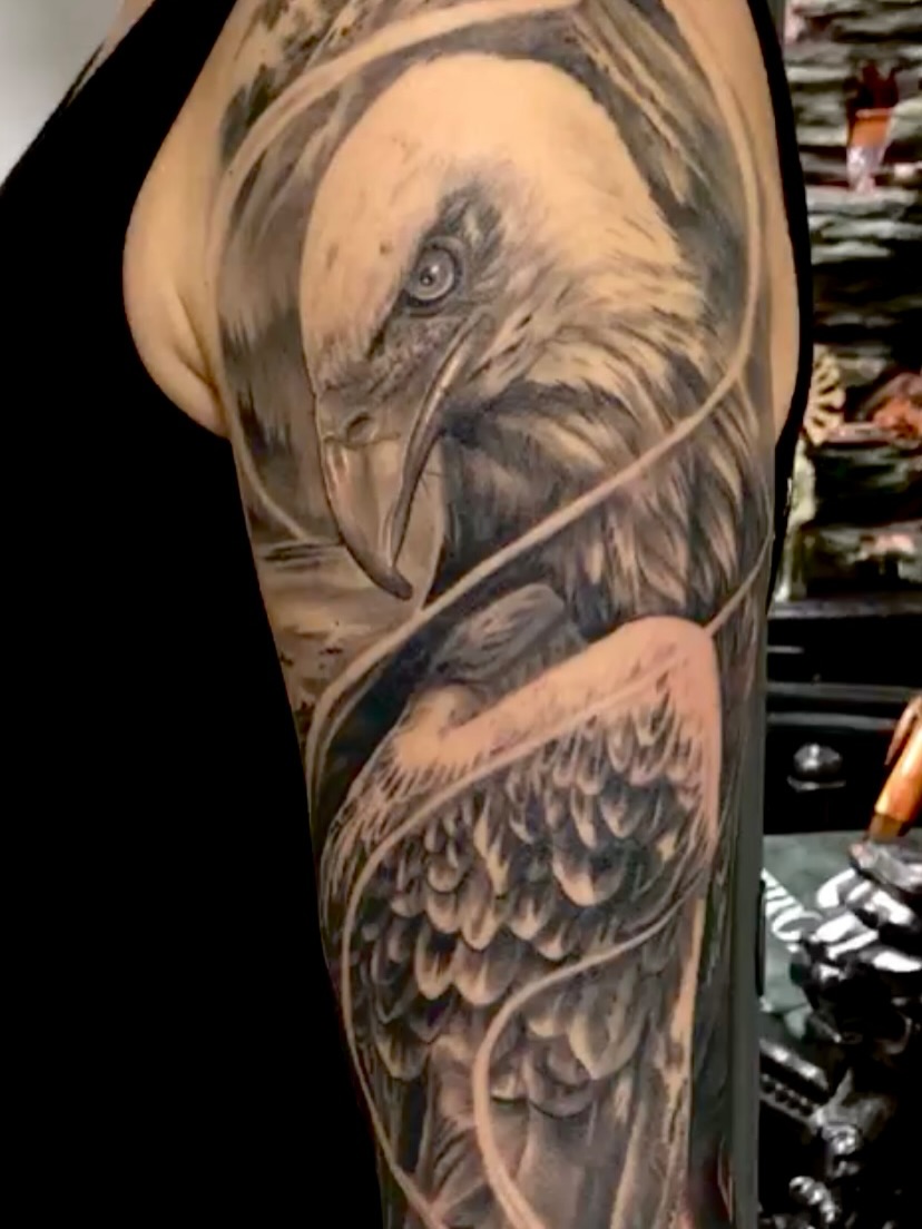 Tattoo by @davenazgul — realism, black_and_grey