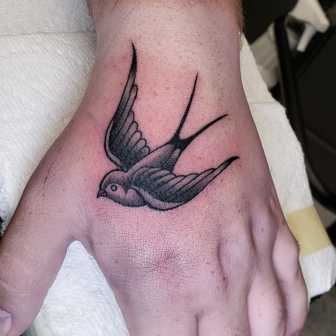 Tattoo by @stevengehlsen — american_traditional, black_and_grey