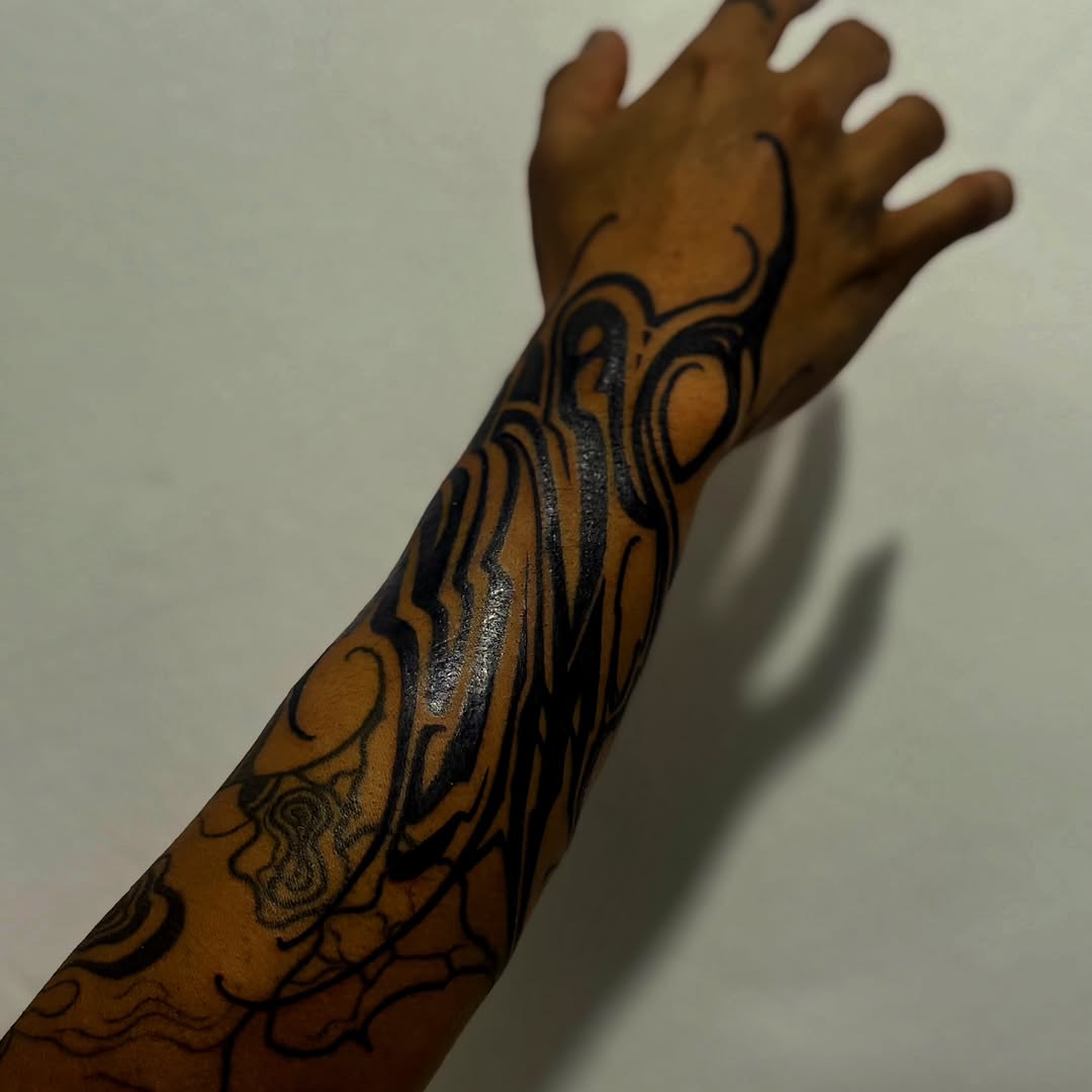 Tattoo by @toretattoo_311 — tribal, blackwork