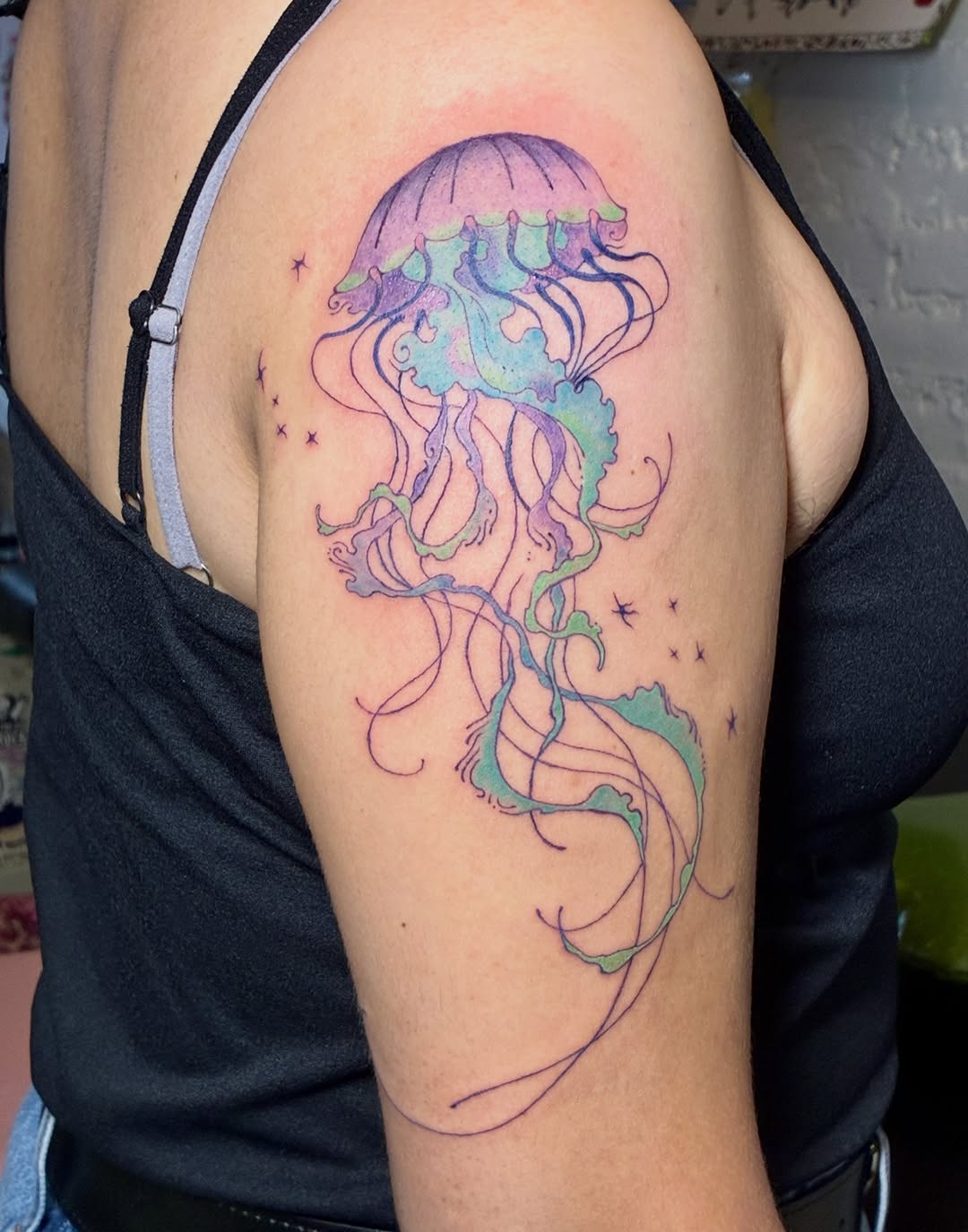 Tattoo by @growthriing โ fine_line, watercolor