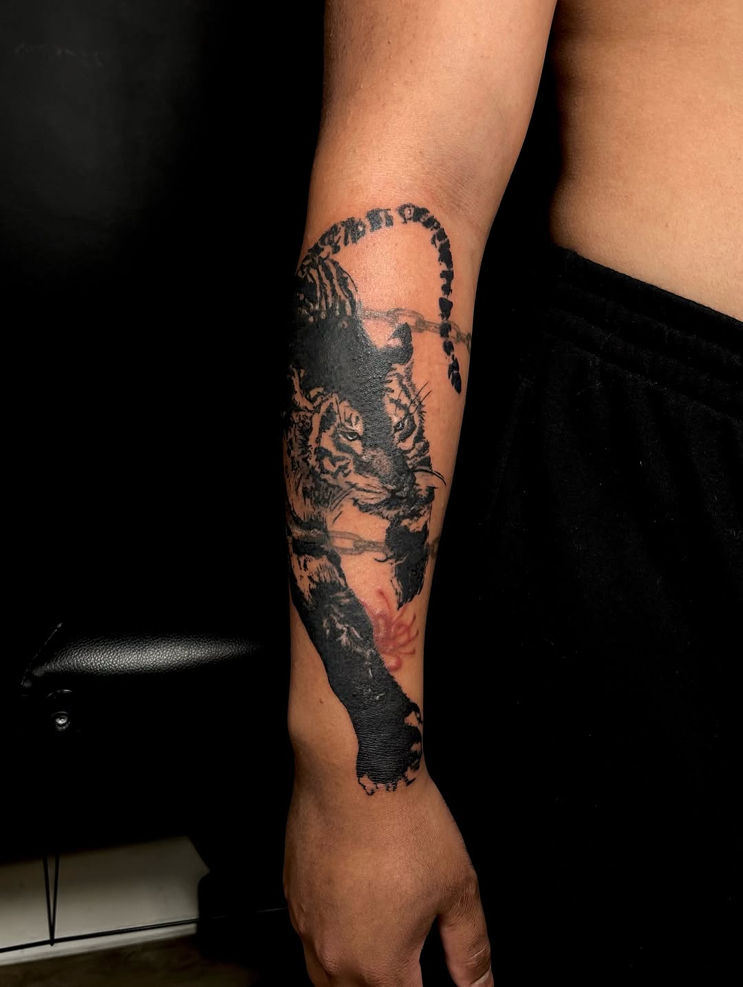 Tattoo by @inky.jnnh — realism, black_and_grey