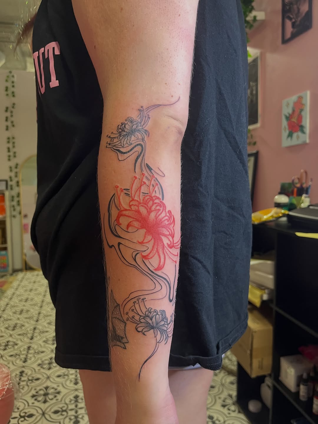 Tattoo by @elizabethzerena β fine_line, japanese_irezumi