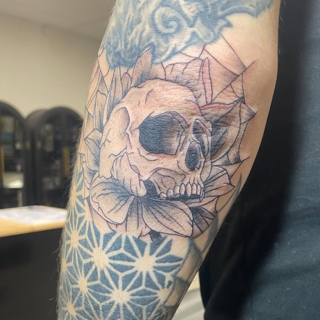 Tattoo by @disturbed_0riental_tattoos — black_and_grey, realism