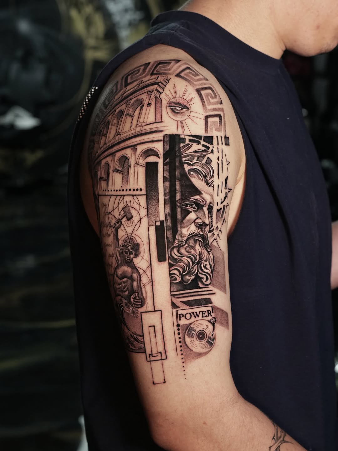 Tattoo by @alejoibanezart โ realism, black_and_grey