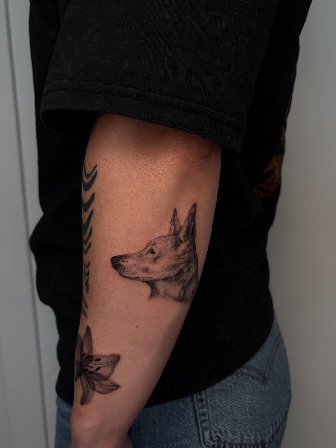 Tattoo by @silviieee — realism, black_and_grey