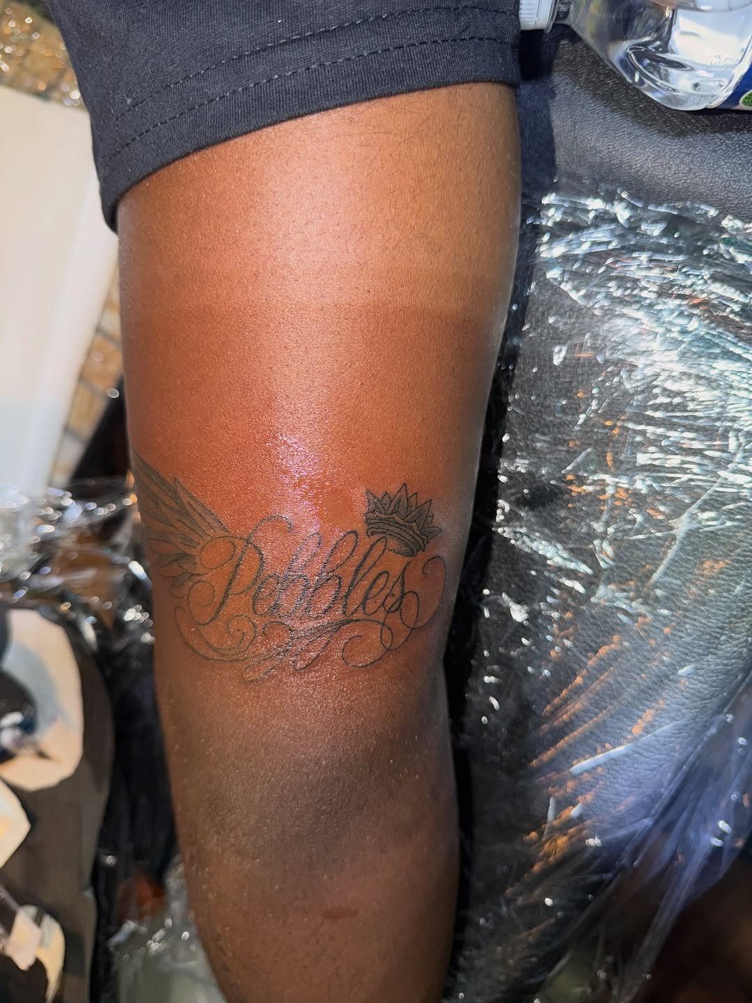 Tattoo by @richmetre_ β lettering_script, fine_line