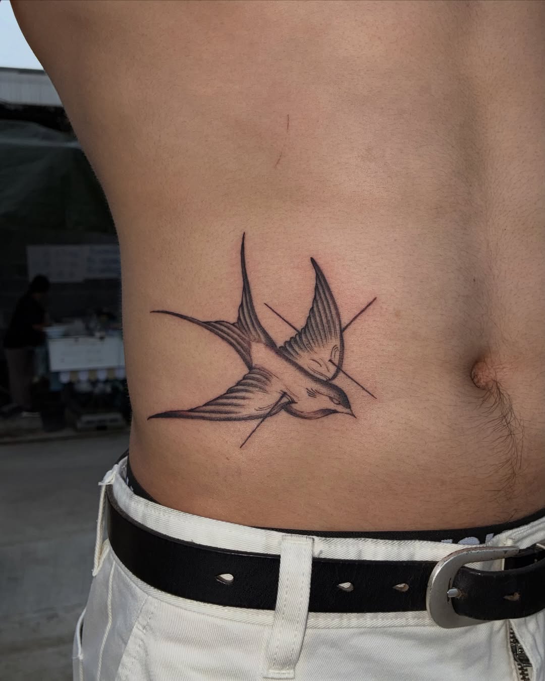 Tattoo by @stee_tt โ fine_line, black_and_grey