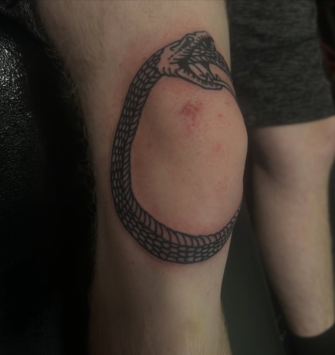 Tattoo by @c.y_tattoos — blackwork