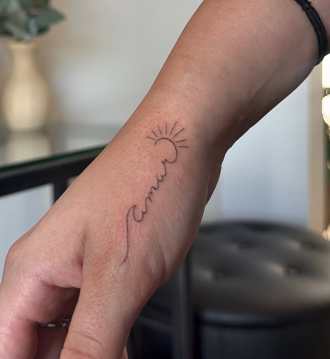 Tattoo by @hosannatattoo — fine_line, lettering_script