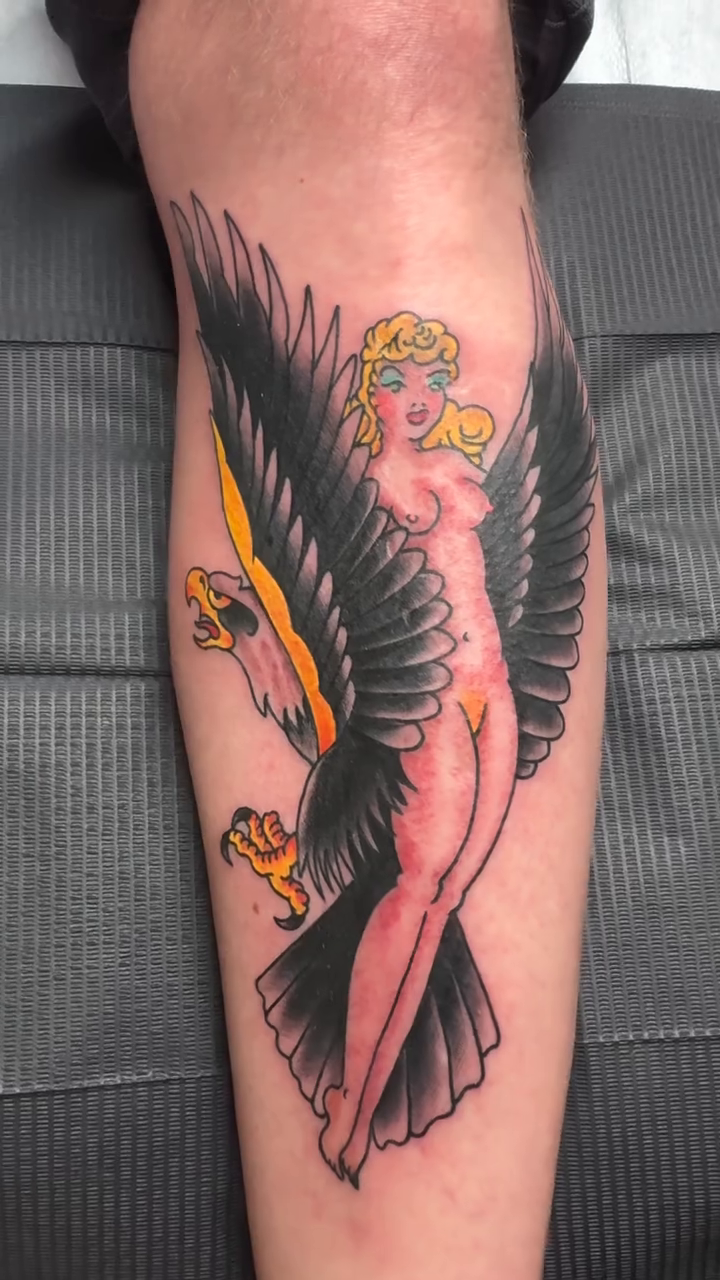 Tattoo by @chrisstuckertattoos — american_traditional