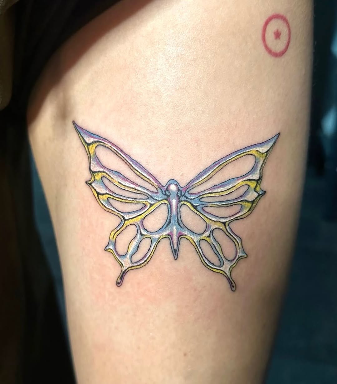 Tattoo by @blacklagoon___ — fine_line, color
