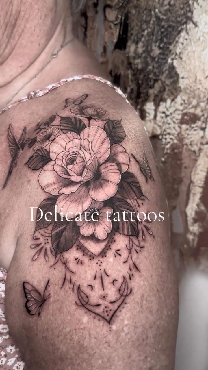 Tattoo by @nataly_fierro_art — fine_line, black_and_grey