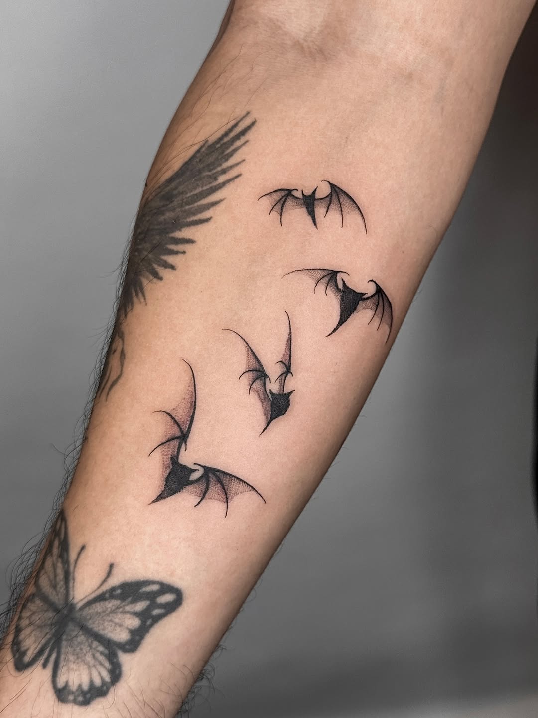 Tattoo by @338tattoo — fine_line, black_and_grey