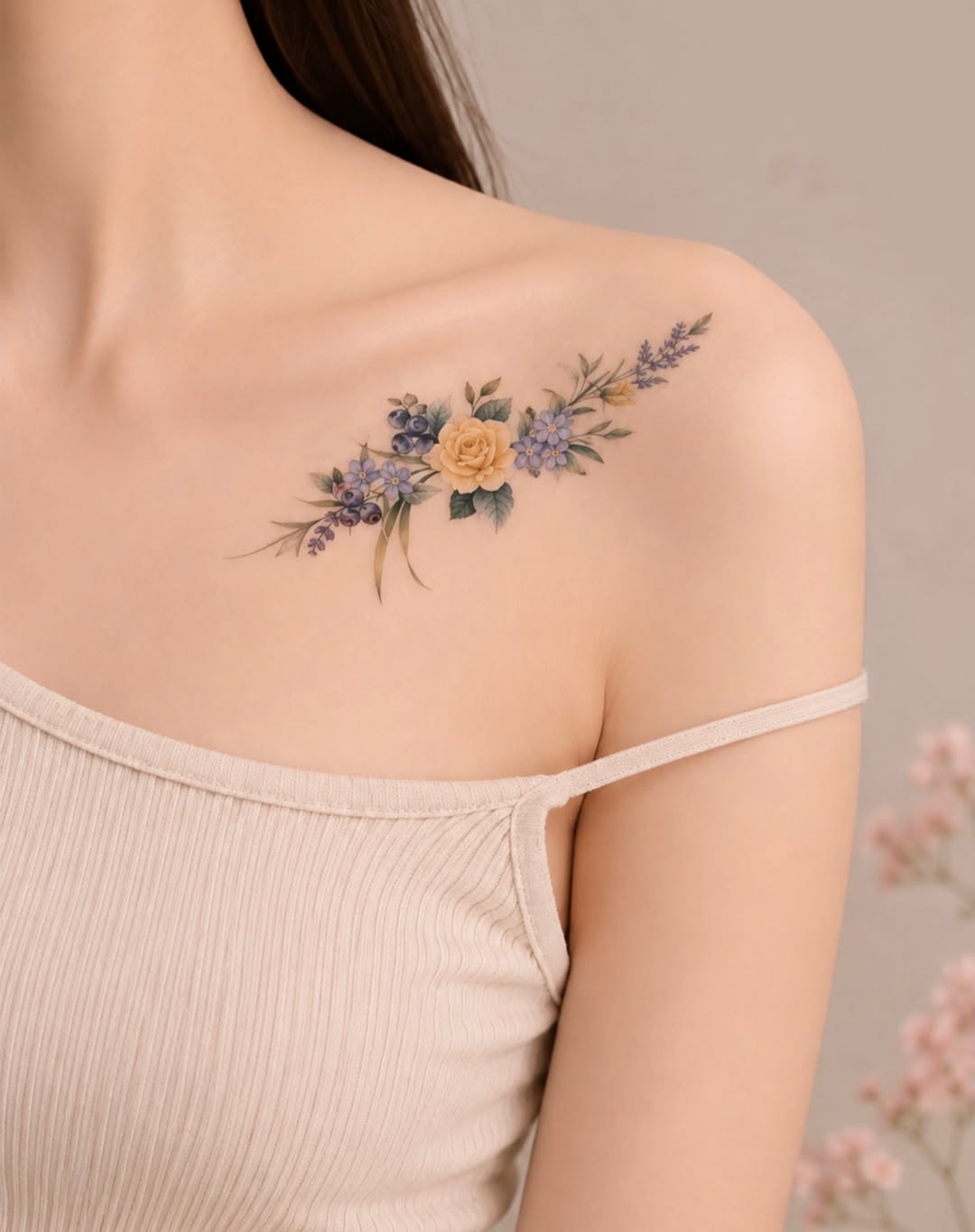 Tattoo by @miiu_tattoo — fine_line, watercolor