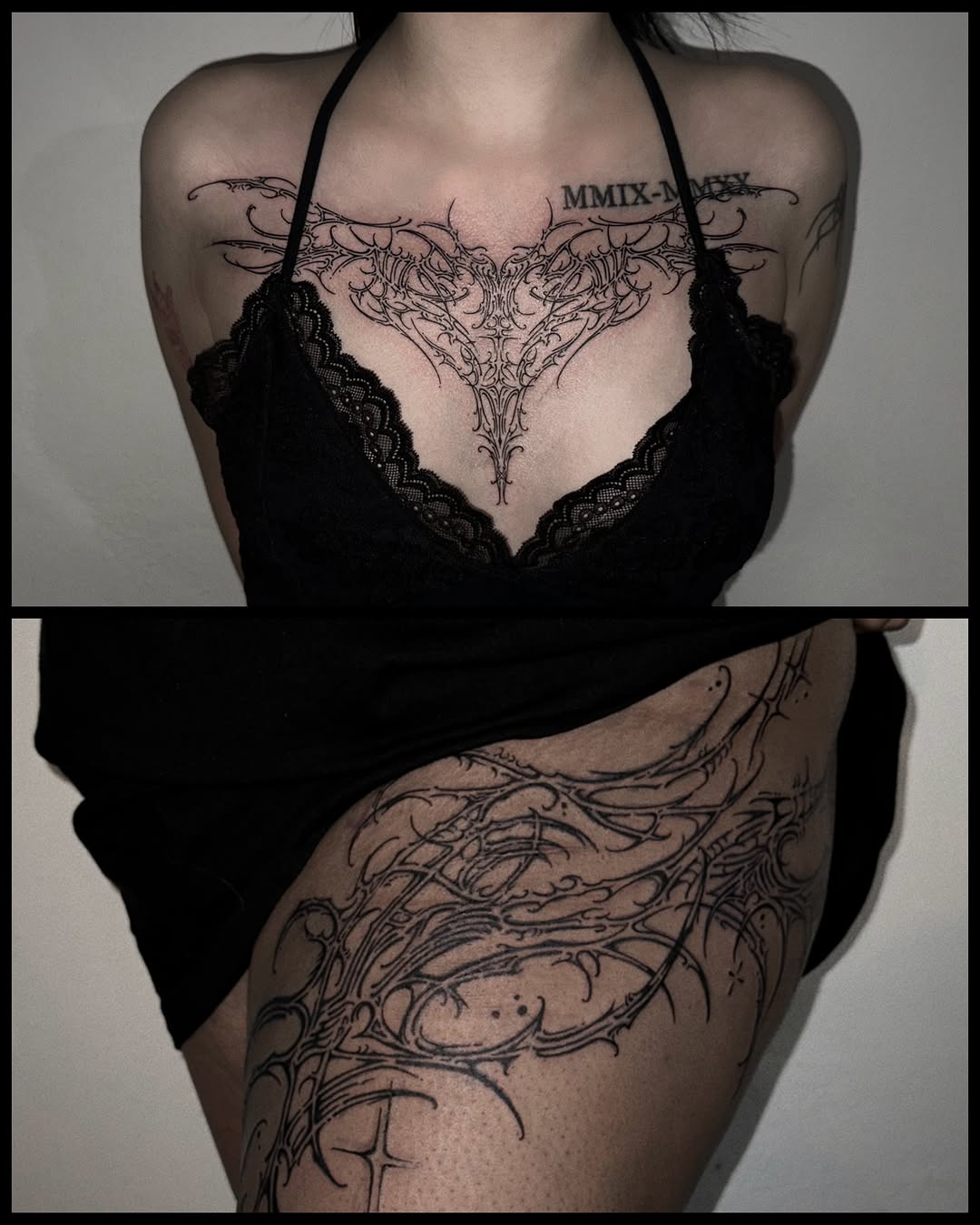 Tattoo by @kamio.ttt — blackwork, ornamental
