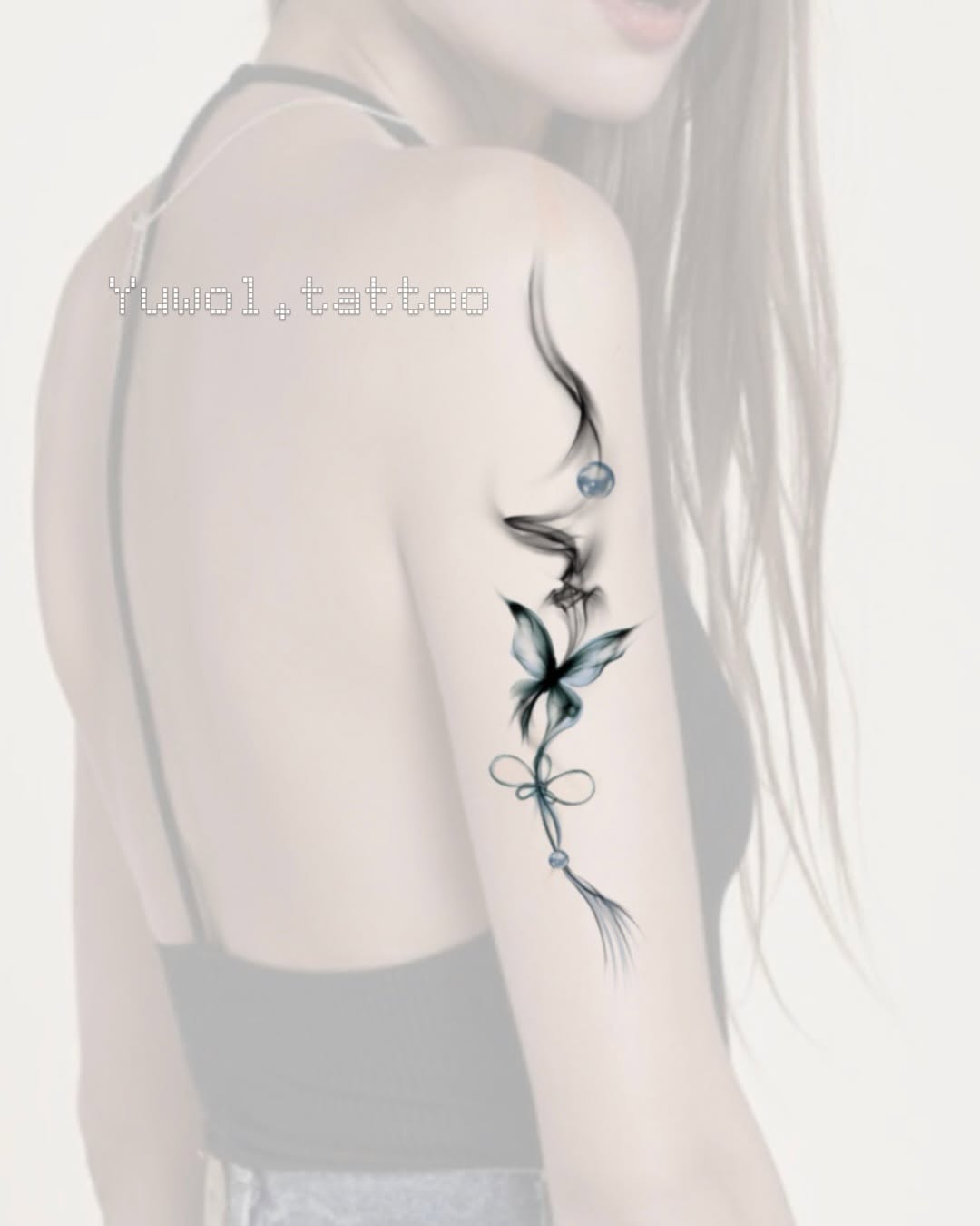 Tattoo by @yuwol.tattoo — fine_line, black_and_grey