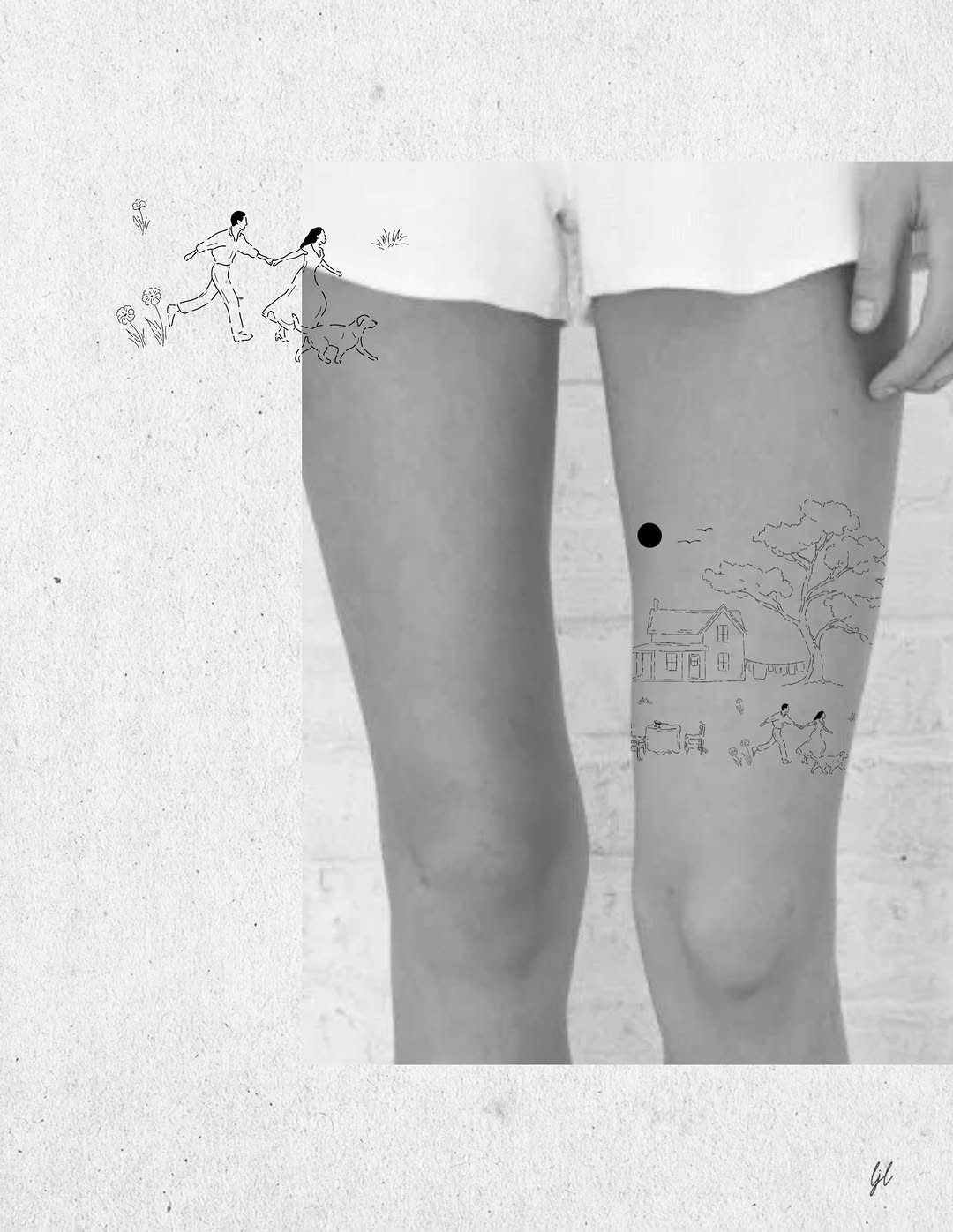 Tattoo by @lajusteligne โ fine_line, illustrative