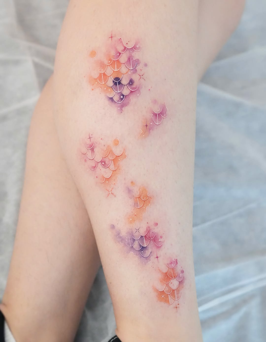 Tattoo by @siren_ink — watercolor