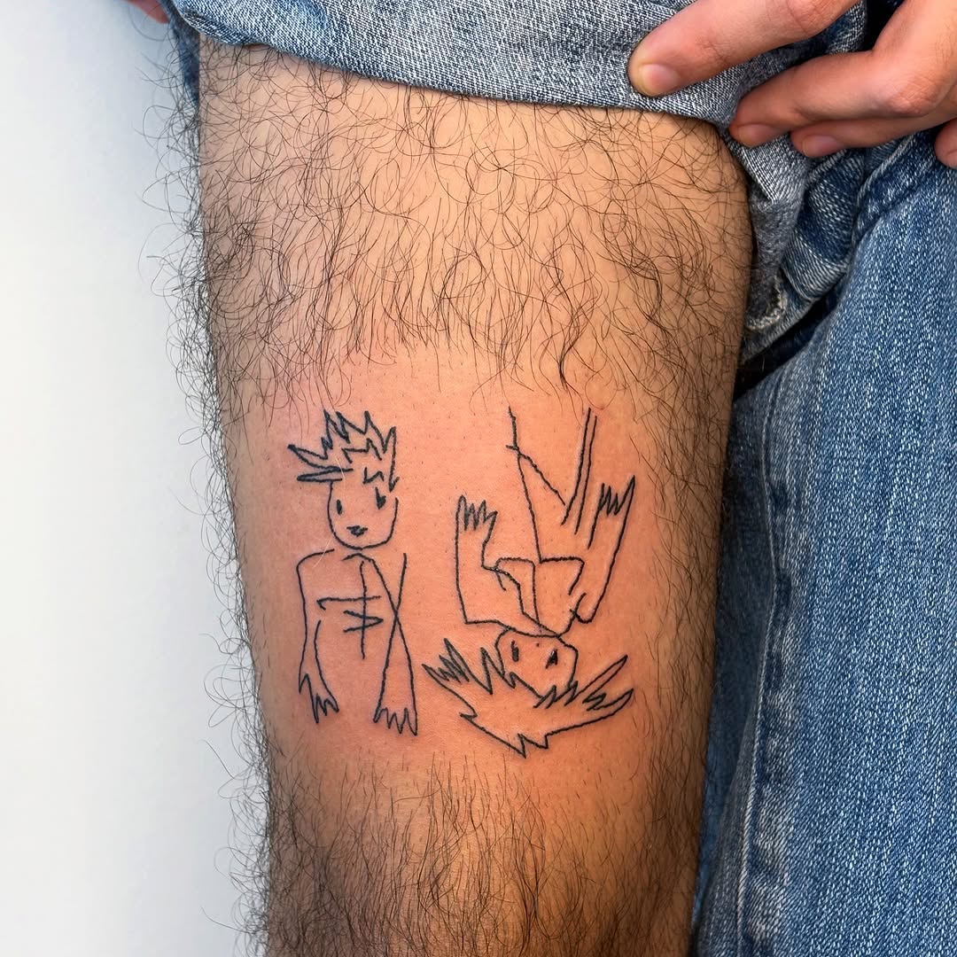 Tattoo by @seayalaterpirate — ignorant, sketch