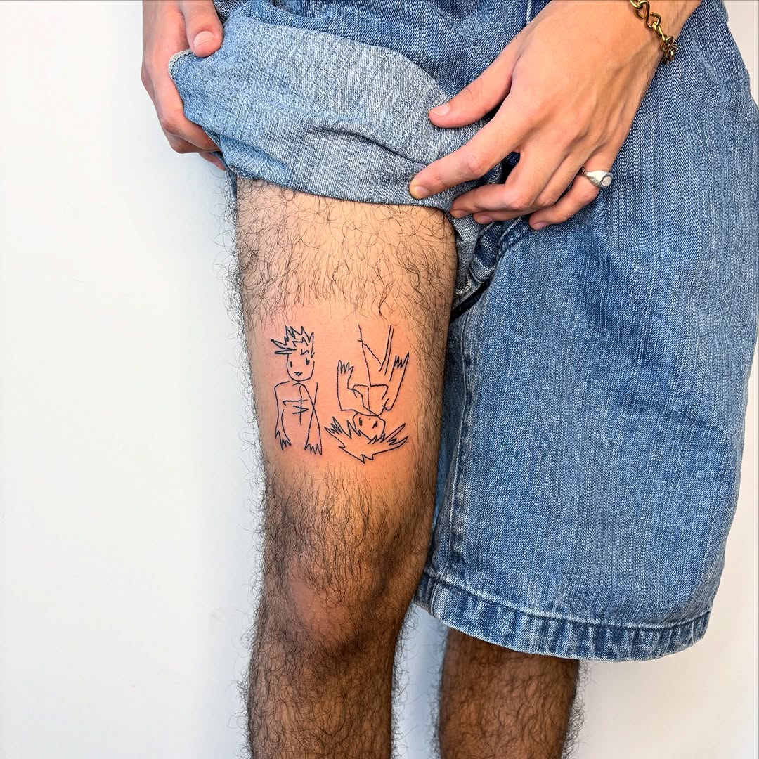 Tattoo by @seayalaterpirate — ignorant, sketch