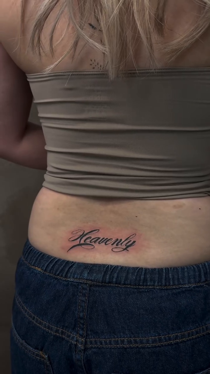 Tattoo by @enhancelevate β lettering_script, fine_line