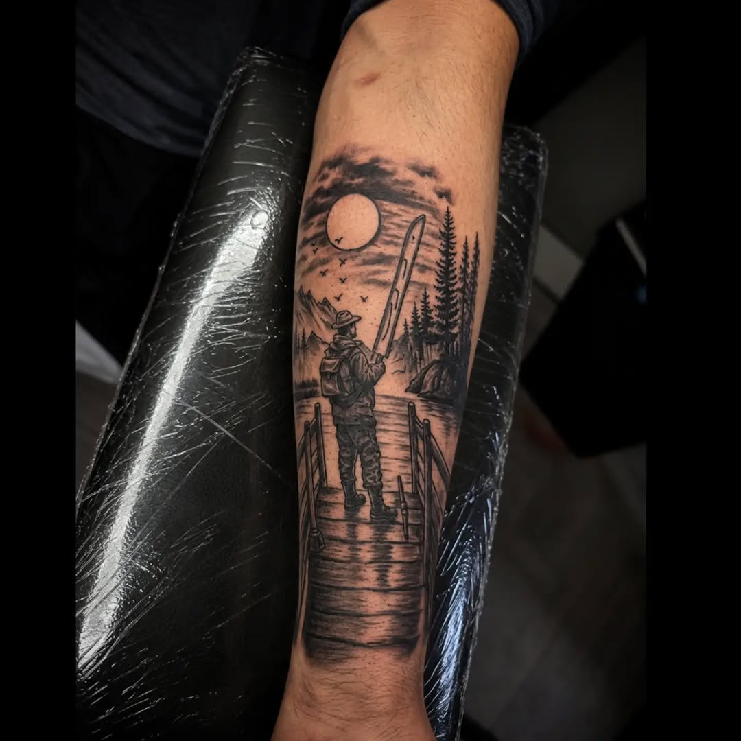 Tattoo by @baris.tattoos — realism, black_and_grey