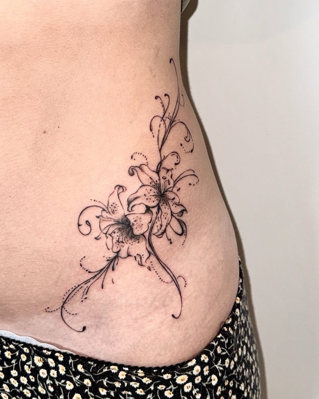 Tattoo by @flying.butter.tattoo β fine_line, black_and_grey