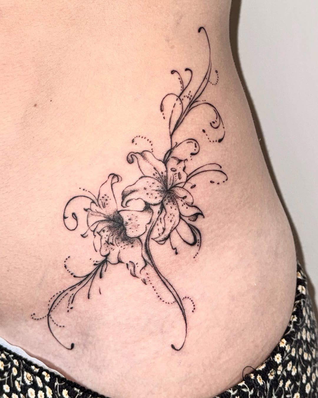 Tattoo by @flying.butter.tattoo β fine_line, black_and_grey