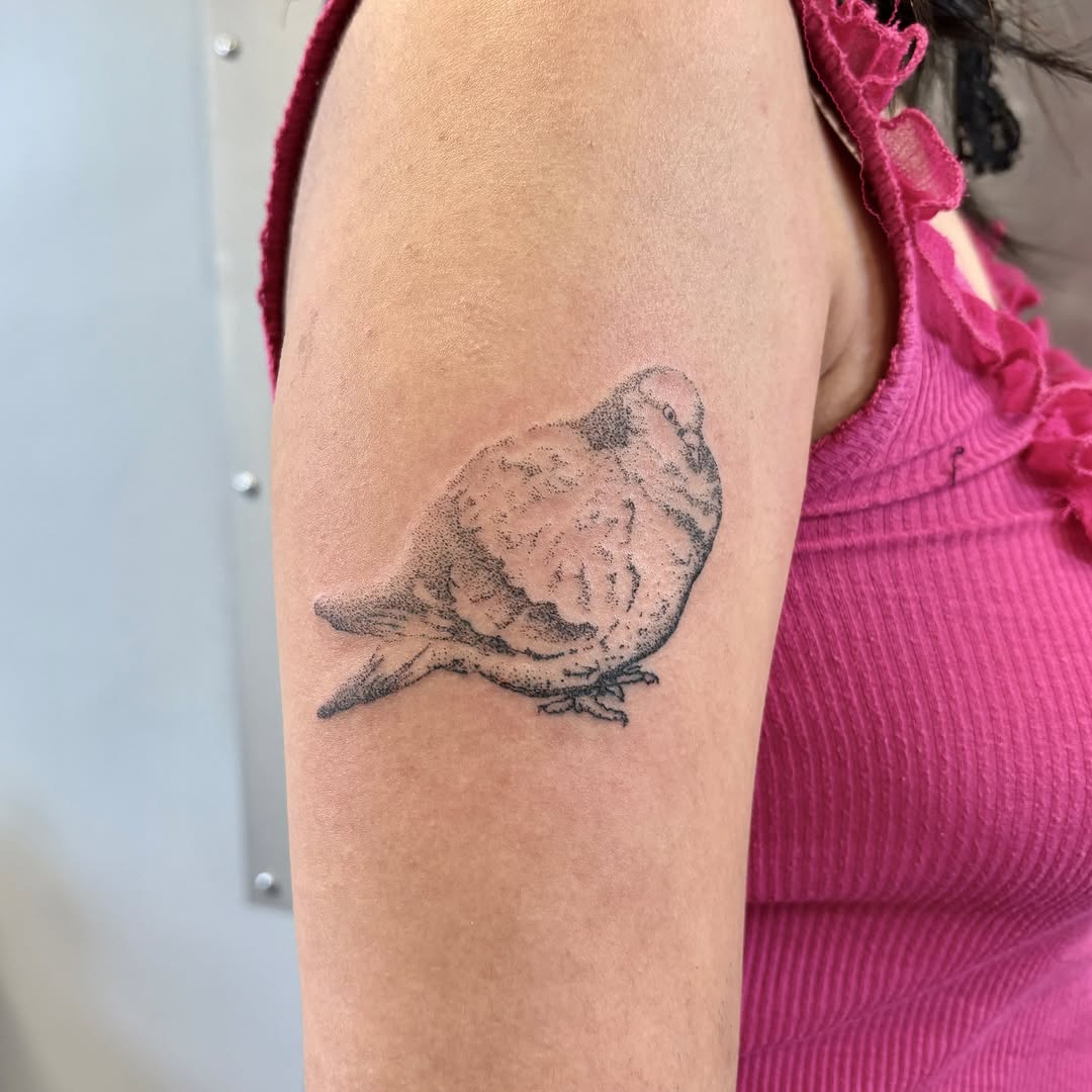 Tattoo by @siilvester — dotwork, realism