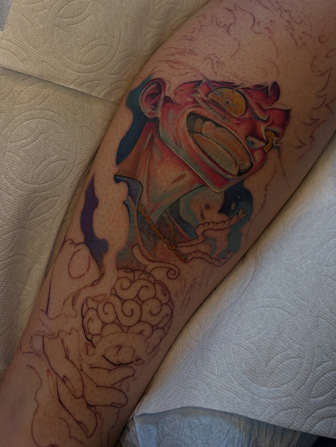 Tattoo by @et._.go._.tattoo — new_school, anime