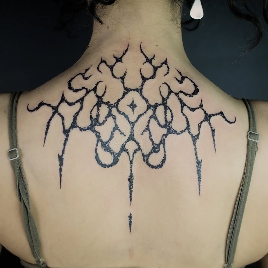Tattoo by @ritual.dust β blackwork, ornamental