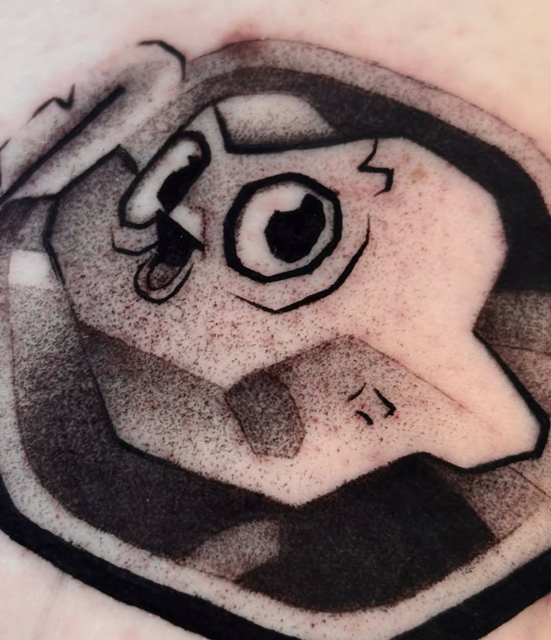 Tattoo by @yokaii.ttt — black_and_grey, illustrative