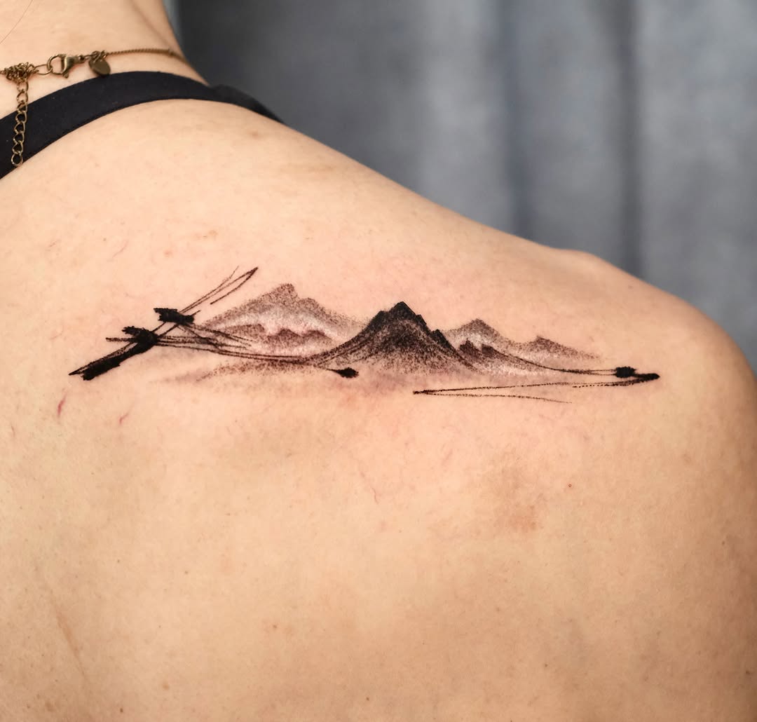Tattoo by @echo.tattoos — black_and_grey, illustrative